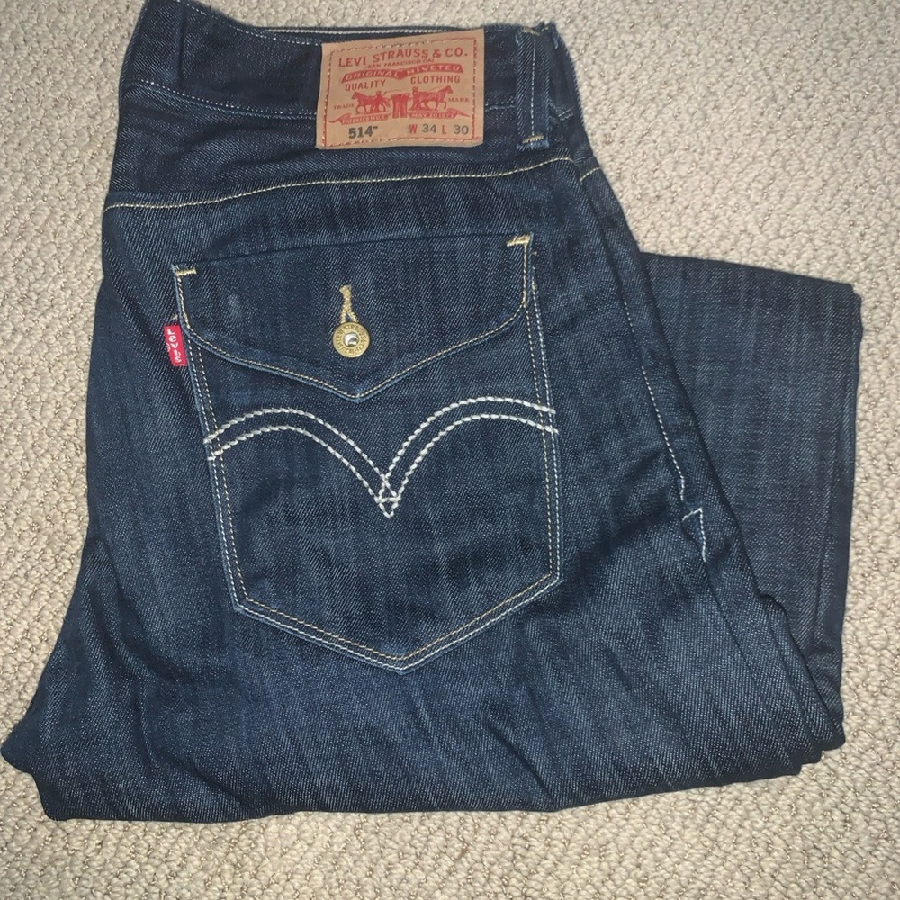 Levis 514 Men's Blue Jeans34x30